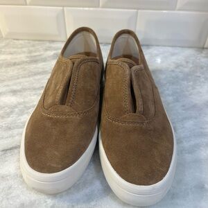 NWOT Frye Women’s Maya CHT Suede Slip on Sneaker - size 6.5